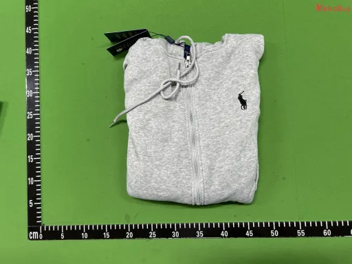 白绳铁拉链灰色黑标