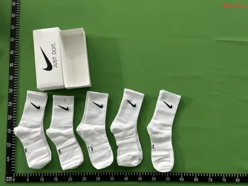 5 pairs 【all white】