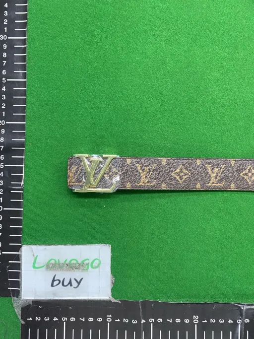 Coffee gold buckle